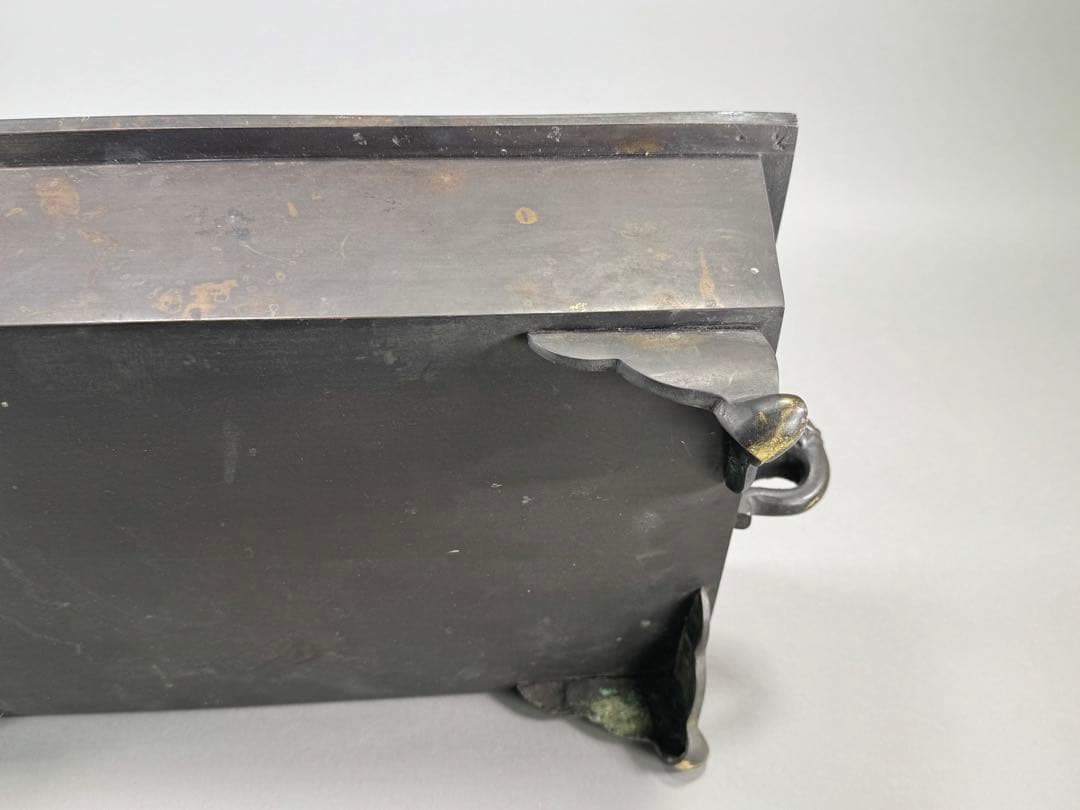 銅水盤 いけばな 池坊 古流 小原流 銅製華道具 重さ6.3kg 水漏れ