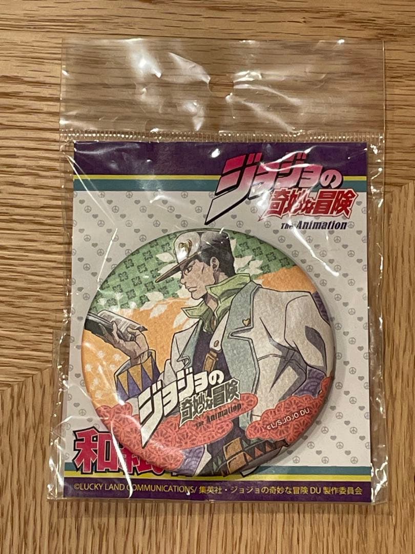 ジョジョの奇妙な冒険 ダイヤモンドは砕けない 和製缶バッチ 空条承