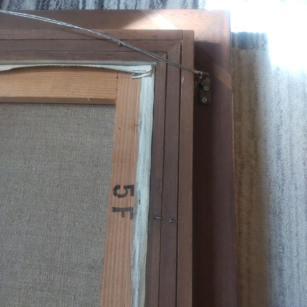 油絵 Delphine作 \"Bassin of Argenteuil\"