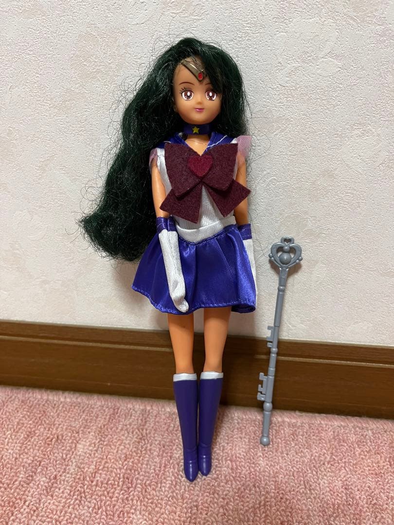 着せ替え付き　セーラームーン　セーラープルート　ドール　当時