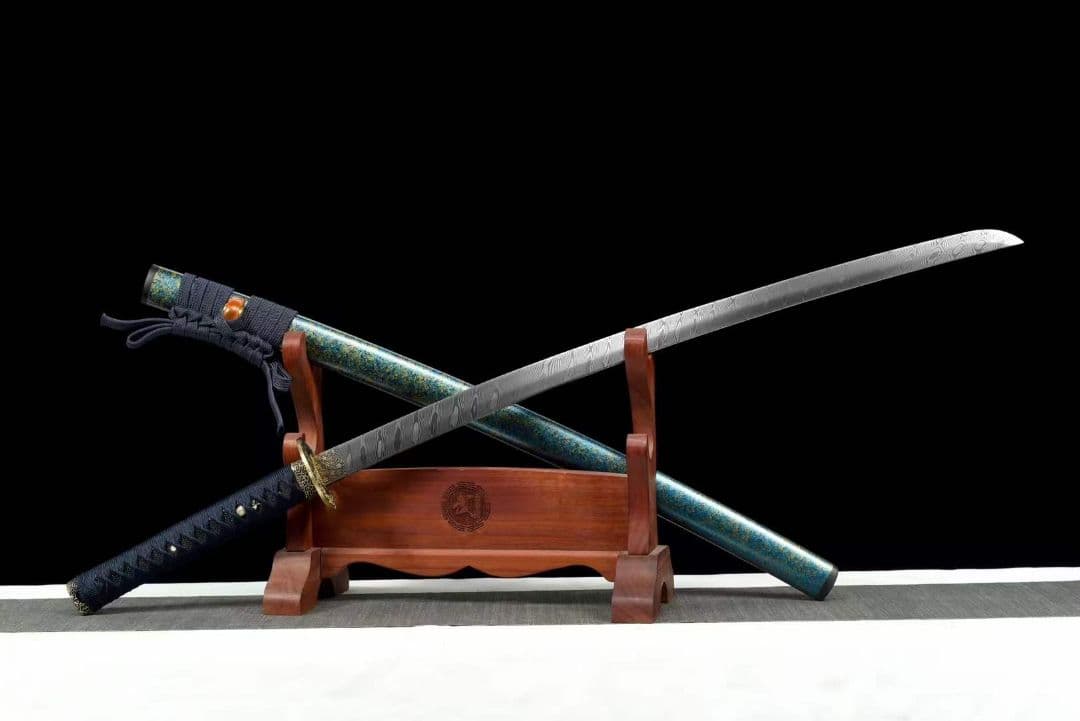 自製鋼武士刀【ミモザ】武具 刀装具 日本刀 模造刀 居合刀 武具 9gag.mx