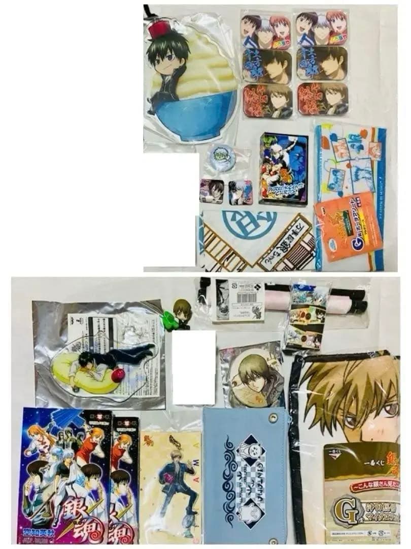 銀魂 一番カフェ 寝顔 ブルルン滞在記京都 缶バッジ サバゲーアクリル