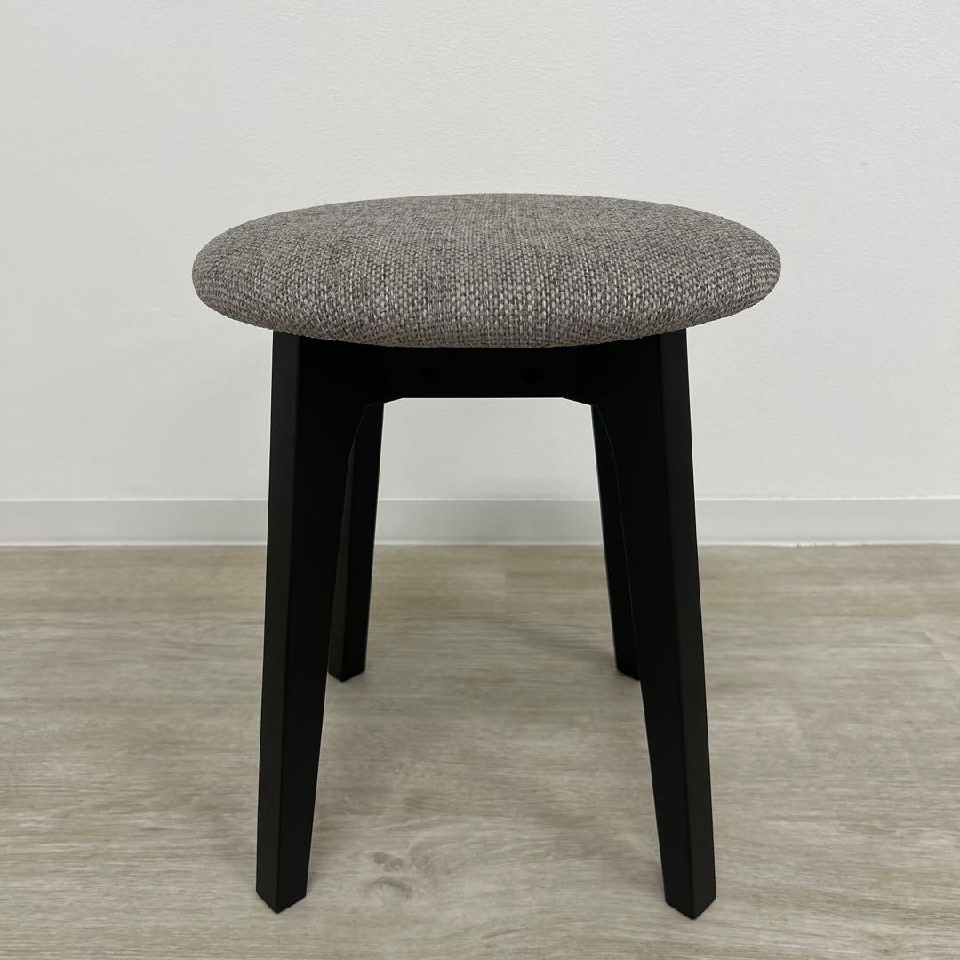 新品☆おしゃれな腰掛け スツール モダンな丸椅子 補助椅子 チェア グレー色