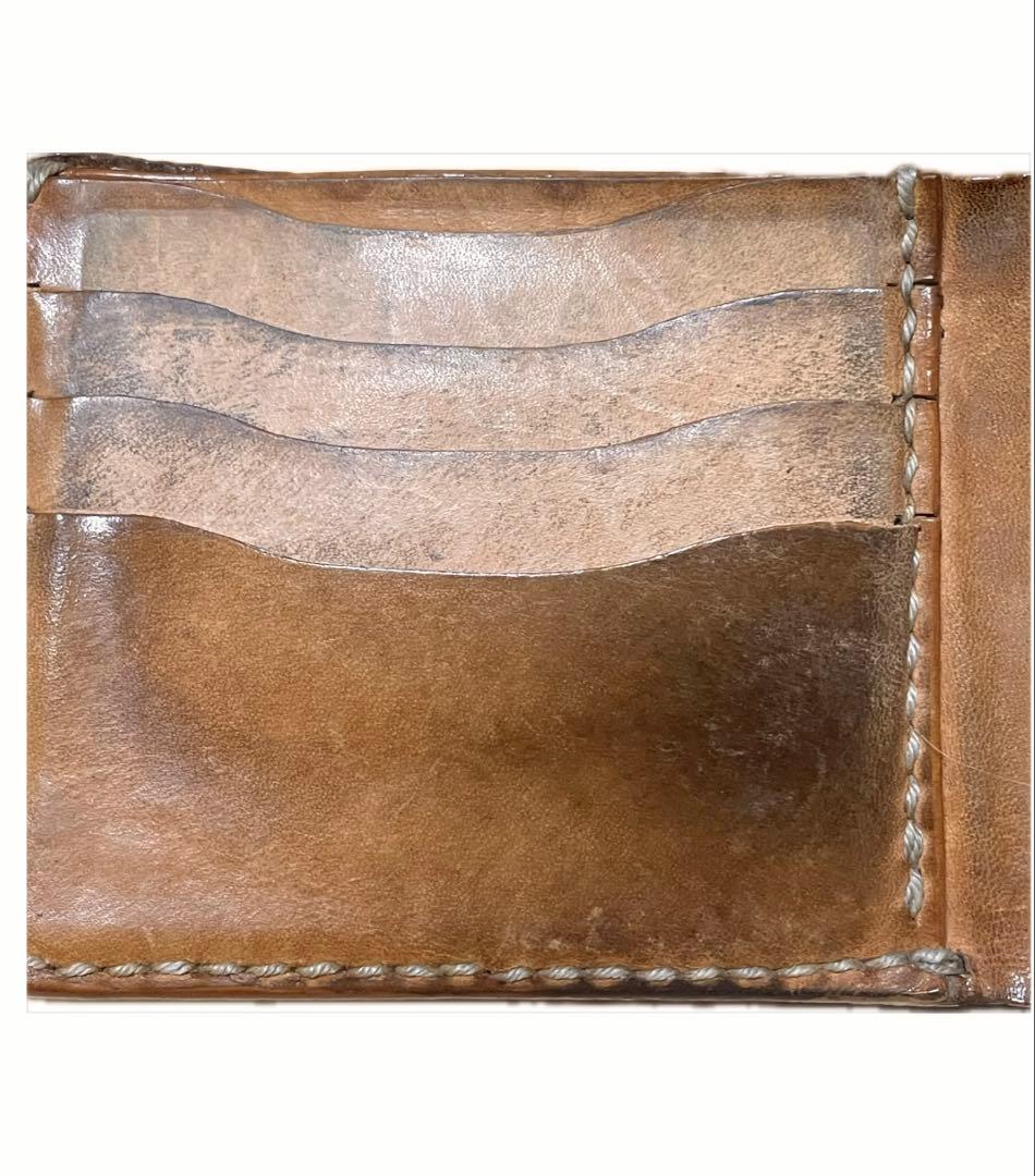 レザー 財布 スタッズ　ヴィンテージ　ウォレット　カスタム