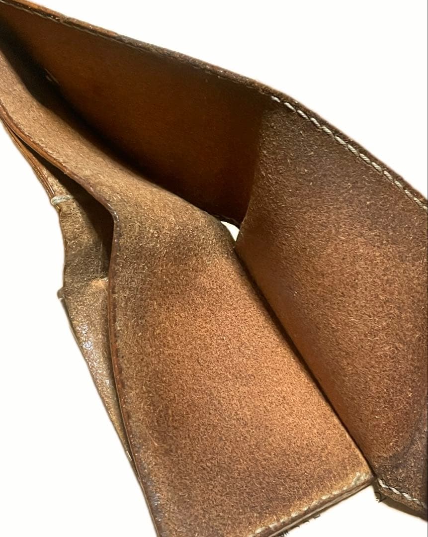 レザー 財布 スタッズ　ヴィンテージ　ウォレット　カスタム