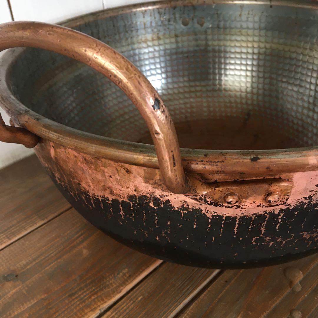 銅製 丸型鍋