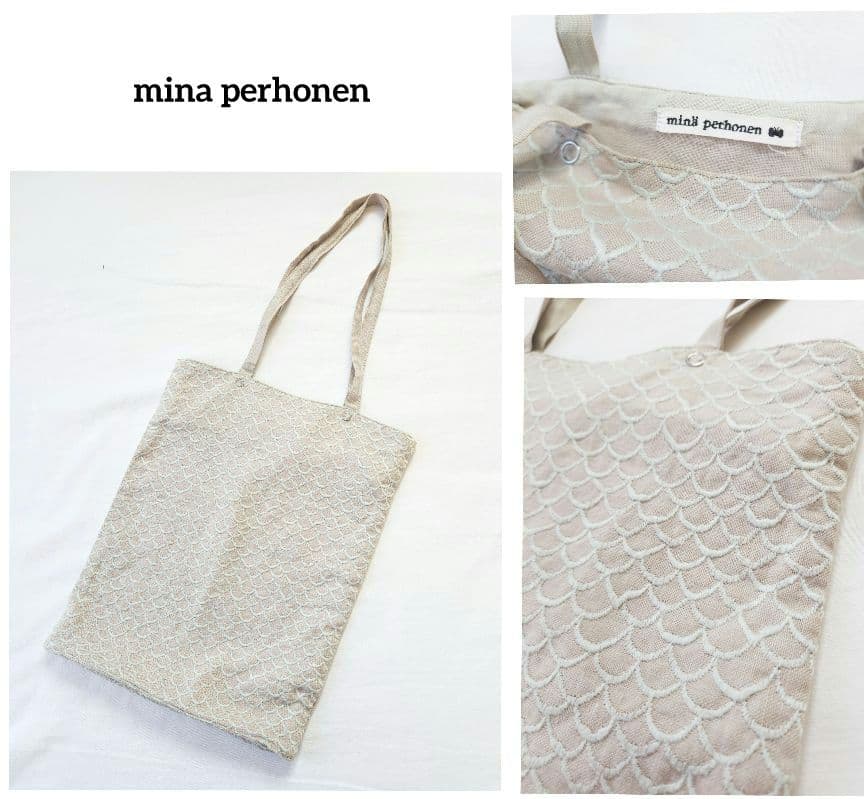 ミナペルホネン マーメイド marmaid トート バック 麻 リネン - メルカリ