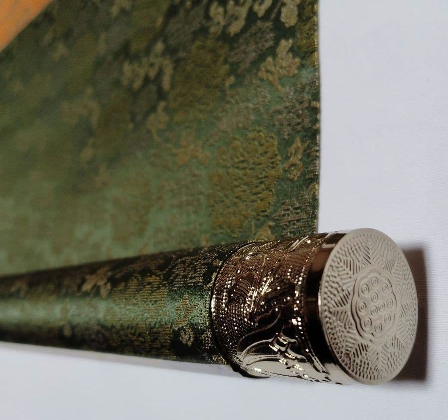 掛軸 凌雪 肉筆 南無帰依仏 南無帰依佛 一行書　共箱付