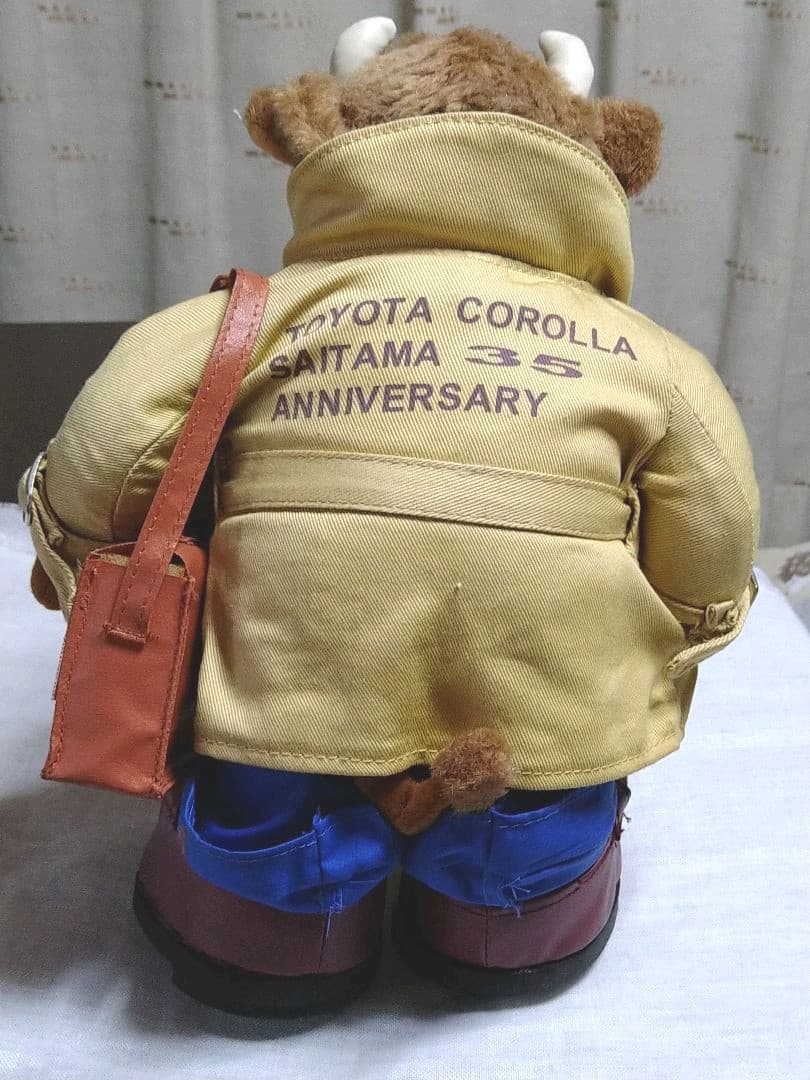 トヨタカローラ埼玉 35周年 もぅ太郎 ぬいぐるみ 牛 DOGMA 非売品 車