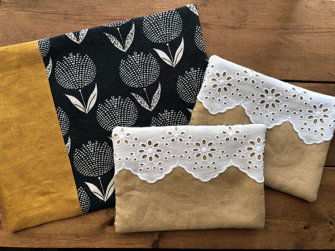 55.お茶マット〜3枚セット　北欧