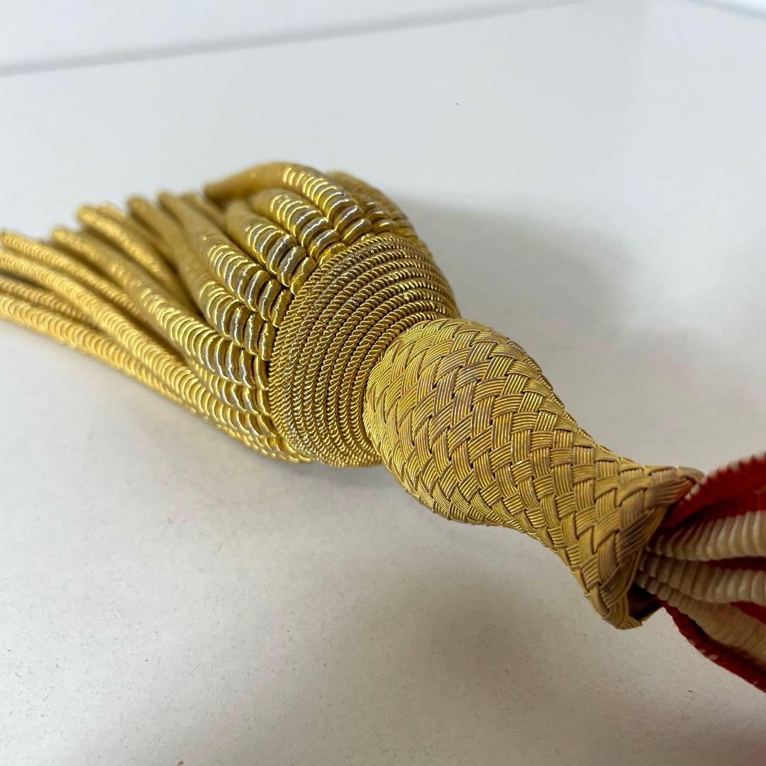 XG495 当時物・大礼服・飾帯・サッシュ・ケース付・日本軍・旧日本軍