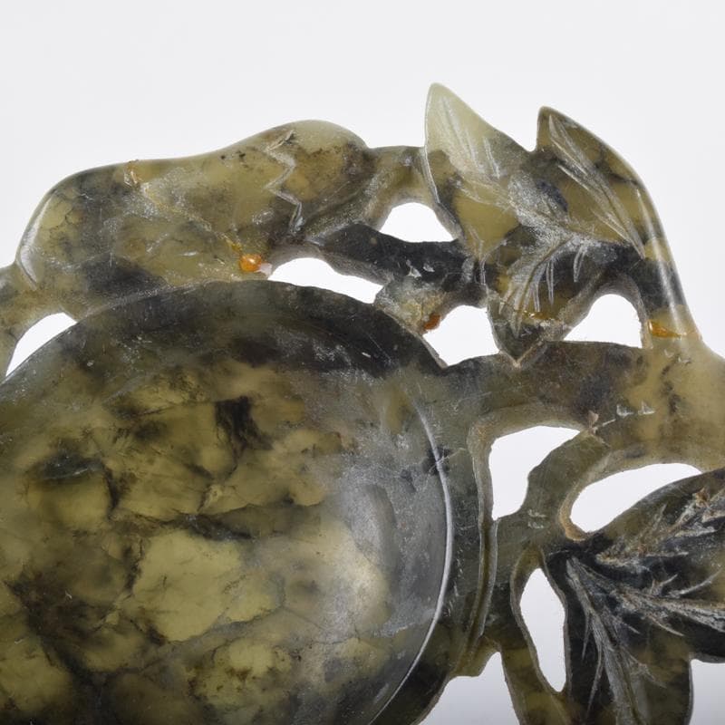 中国 玉石彫刻 瓢箪彫 水孟 筆洗 時代箱付 V 6955 - メルカリ