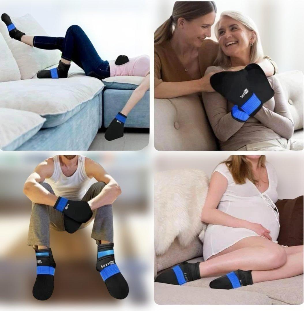 新品未使用　手足冷却セット　フローズングローブ　フローズンソックス　抗がん剤　黒