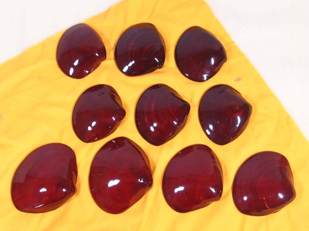 未使用】輪島塗 八重門漆器店造 蛤内朱溜塗 珍味入 5客