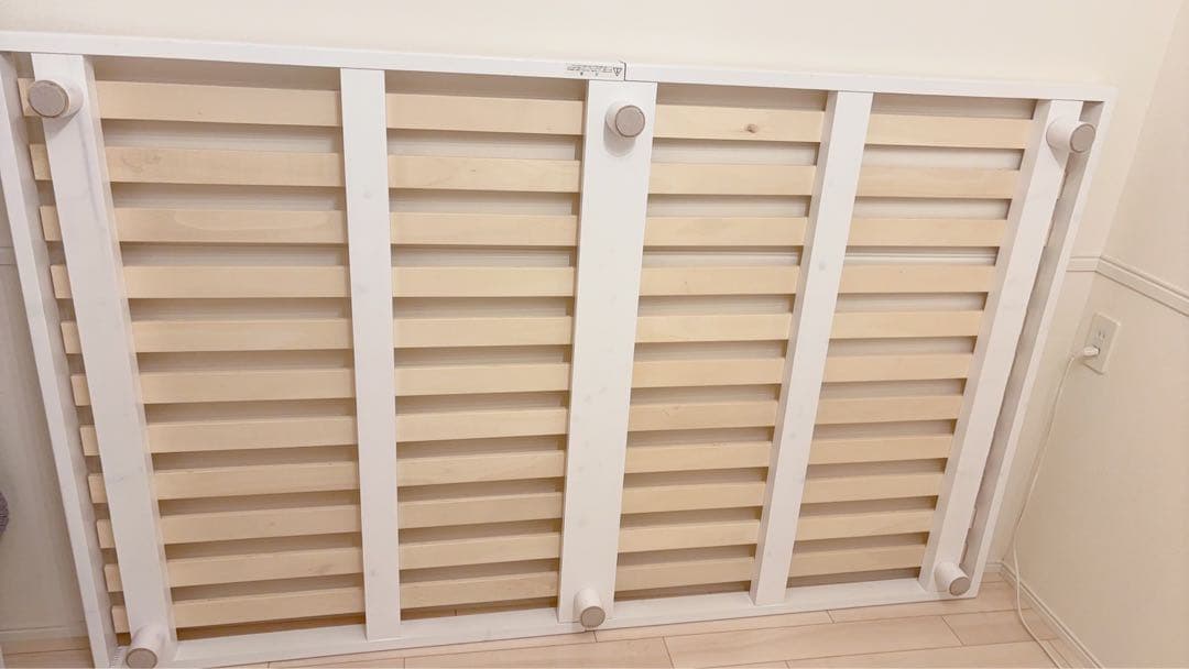 Banon すのこベッド セミダブル　ホワイト