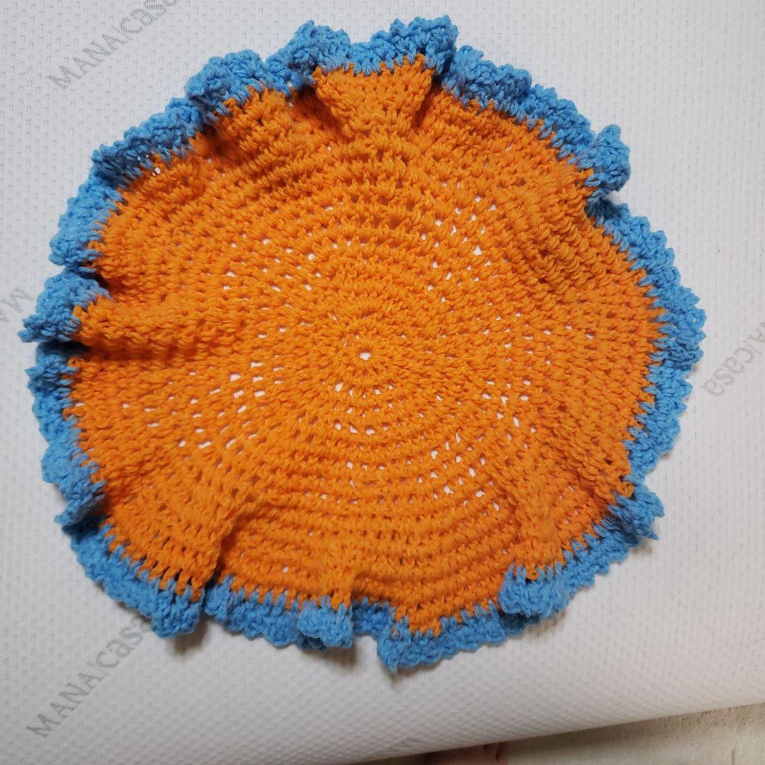 マルチマット 座 丸椅子カバー クリスマスツリー✨手編み 秋冬