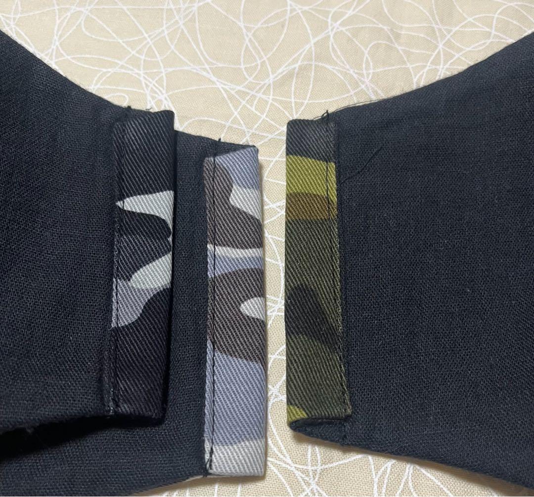 ハンドメイドインナーマスク子供用3枚迷彩柄 - メルカリ