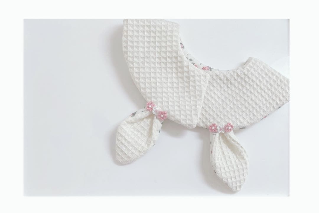 ハンドメイドスタイ　うさみみセーラースタイ　佐藤family様