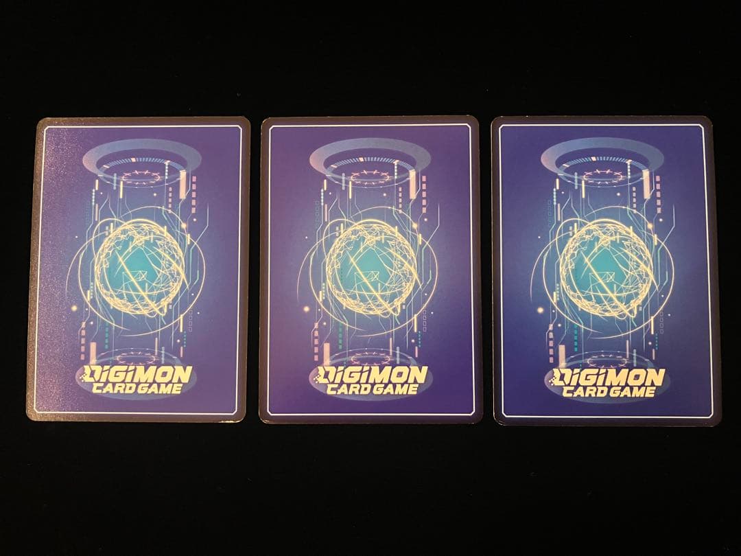 【デジモンカードゲーム】ドルモン3枚組※キズあり画像確認おねがいします