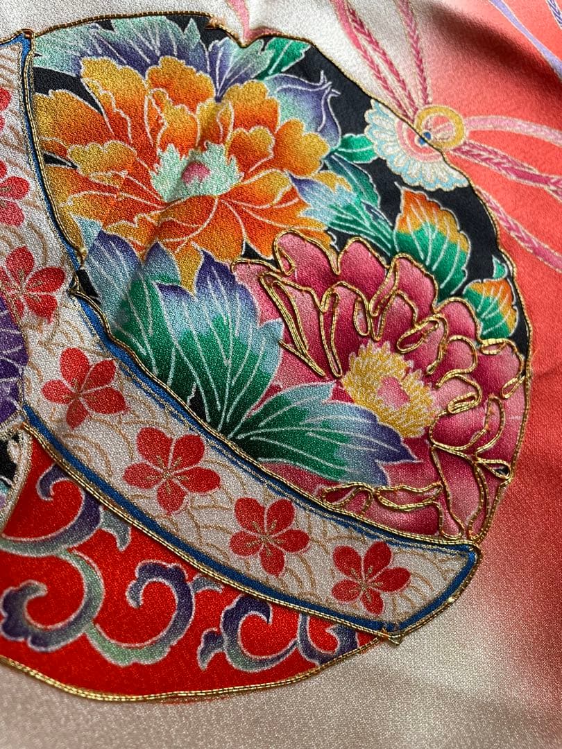 七五三　着物　長襦袢　袋帯　7才　女の子　クリーニング済み