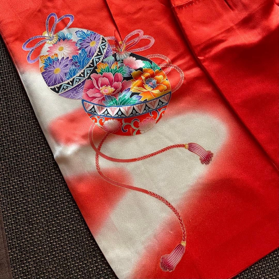 七五三　着物　長襦袢　袋帯　7才　女の子　クリーニング済み