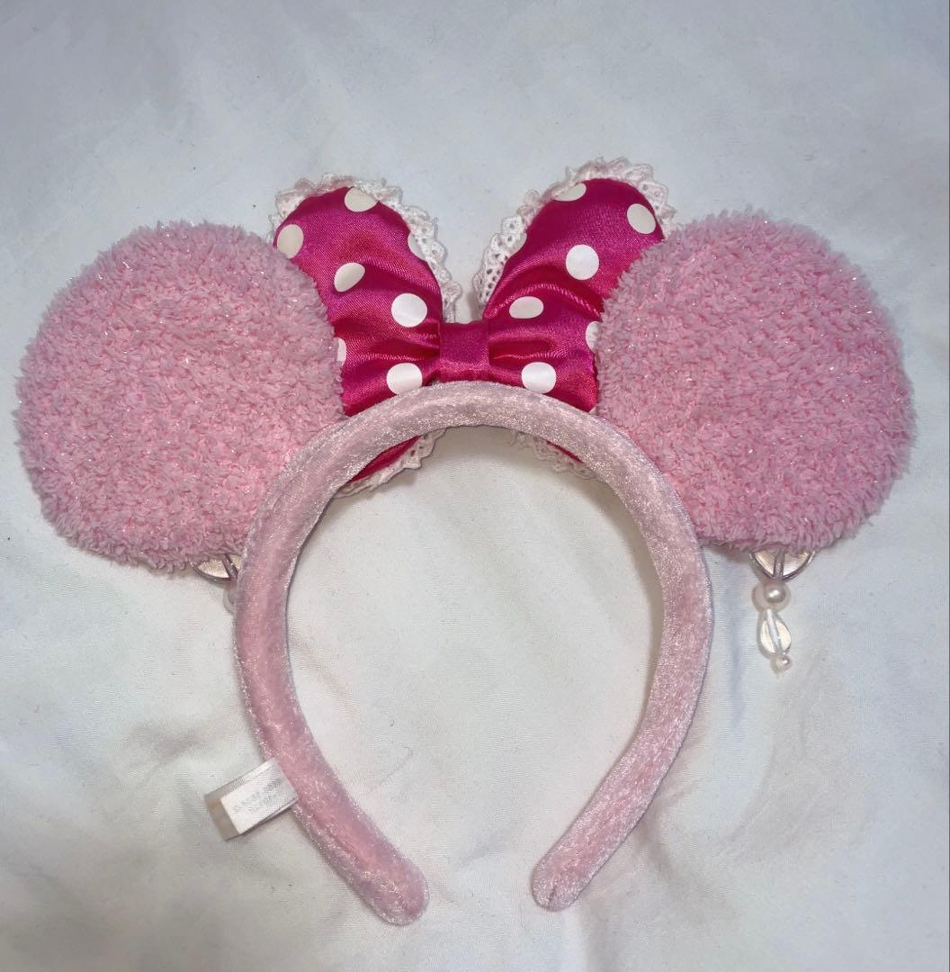 ディズニー カチューシャ イヤリング ピンク - メルカリ