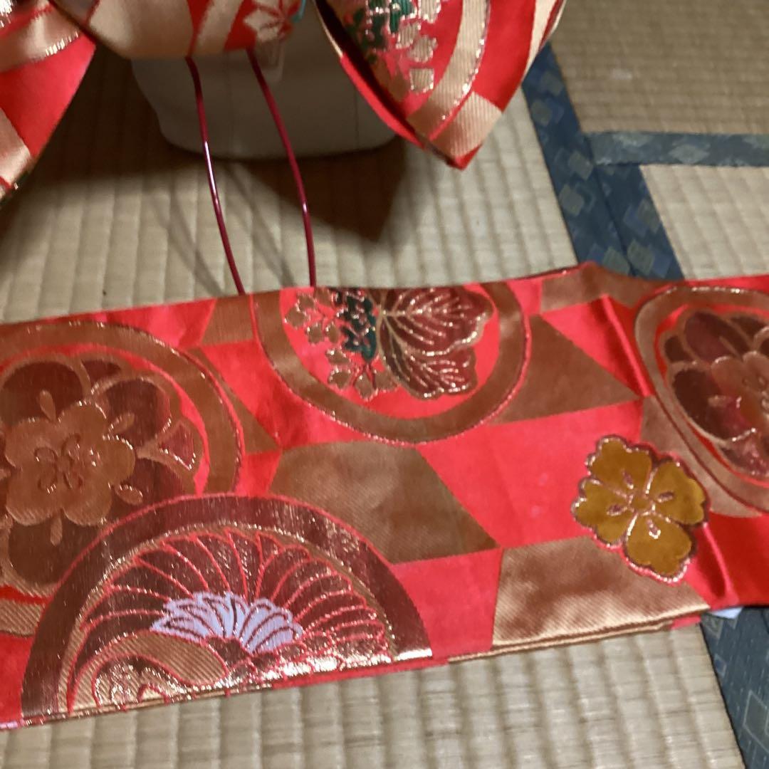 七五三7歳用　フルセット　帯幅18センチ　草履21センチ