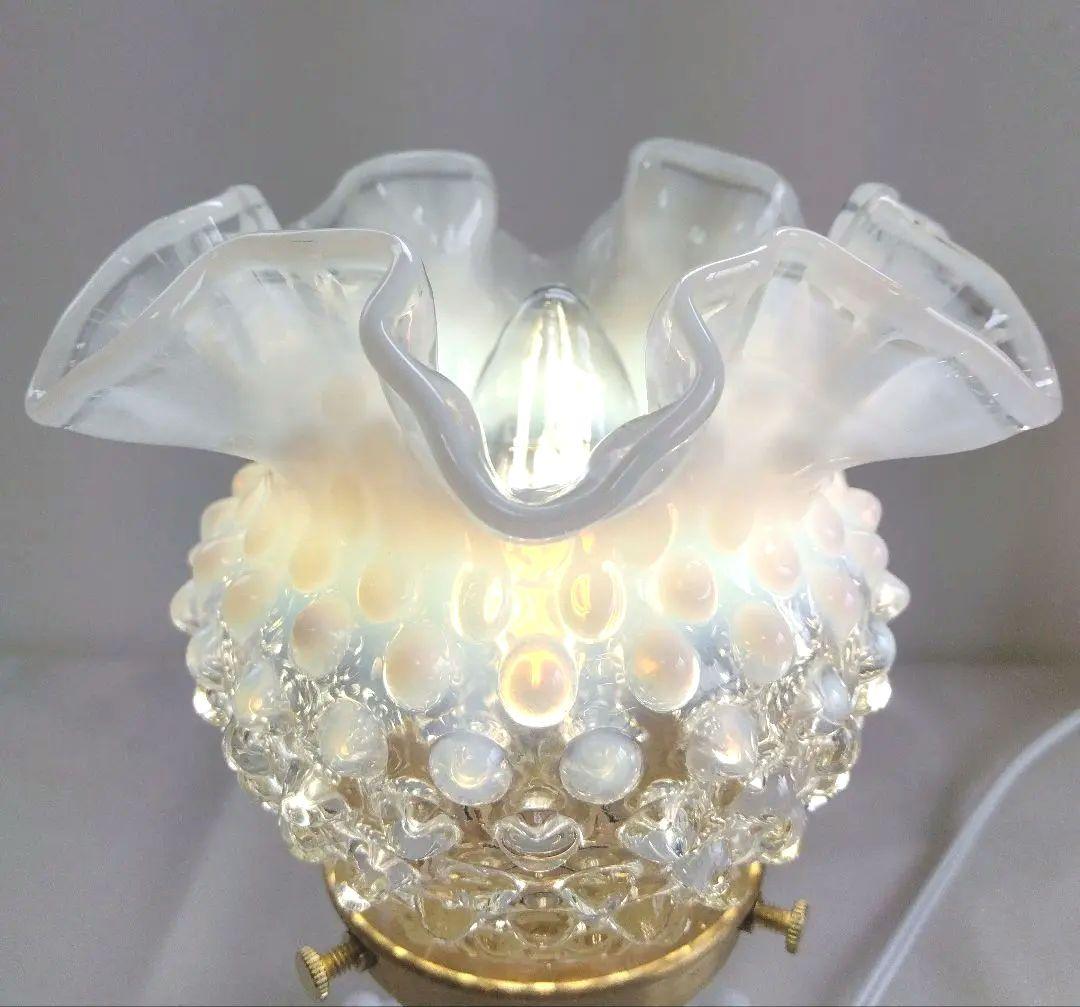 VTG フェントン フレンチ オパールセント ホブネイル ランプ