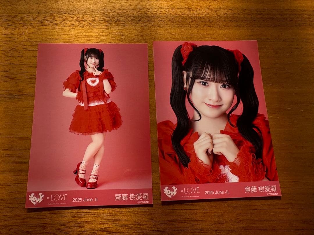 りんご様専用】齋藤樹愛羅 生写真 とくべチュ、して 歌唱衣装②