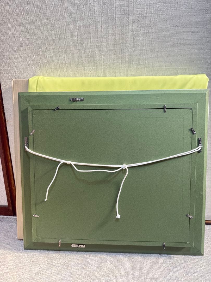 F8サイズ 平桃角紋(銀)シルバー装飾額縁 ほぼ未使用美品 1/9 送料込み