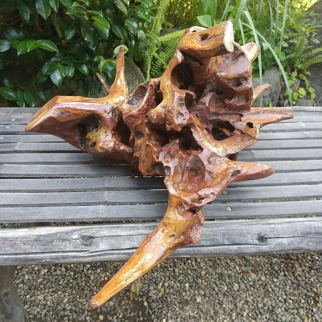 骨董品 】 木の根 古木 流木 置物 オブジェ - メルカリ