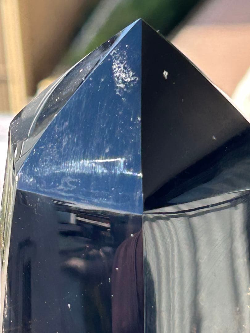 ⭐️モリオンポイント♡BIGサイズ　木の専用台座セット　魔除け　邪鬼　浄化　⭐️