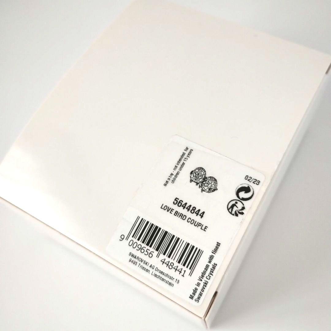 【新品未使用】 スワロフスキー 鳥 インコ ラブバード 希少♥
