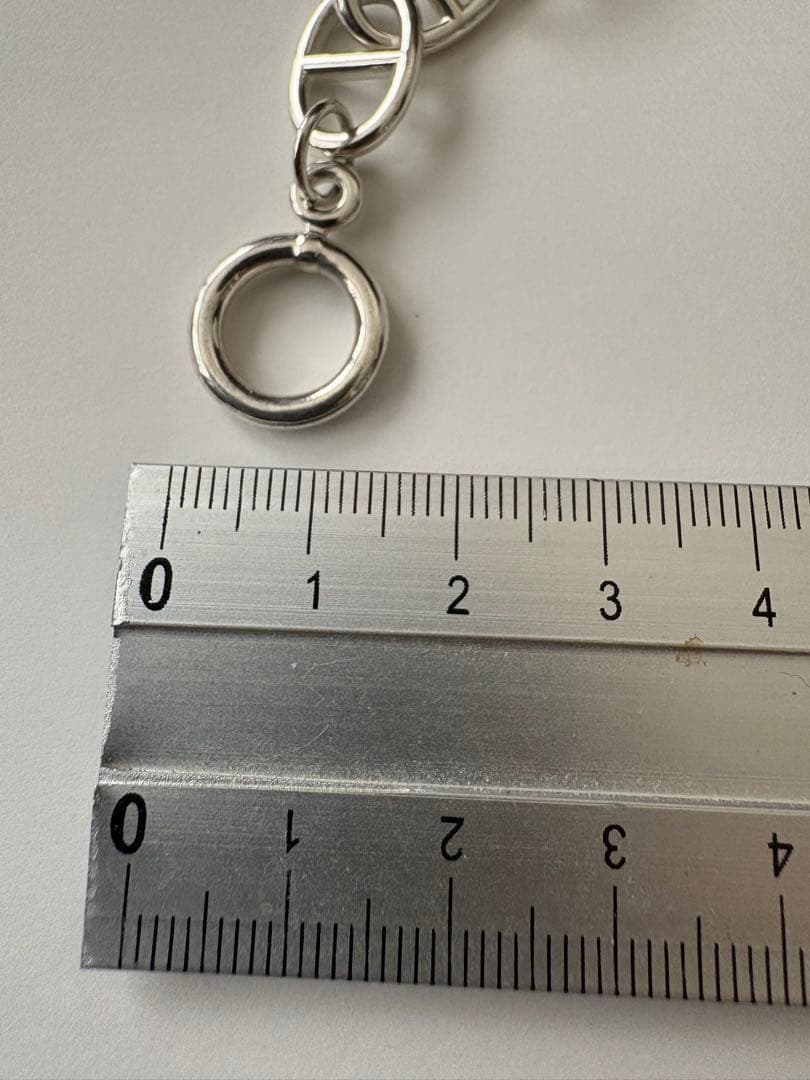 シルバーブレスレット　アンカーチェーン