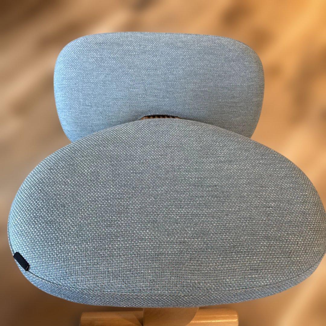 【美品】バランスイージー　姿勢矯正バランスチェア　ライトグリーン　リボ社