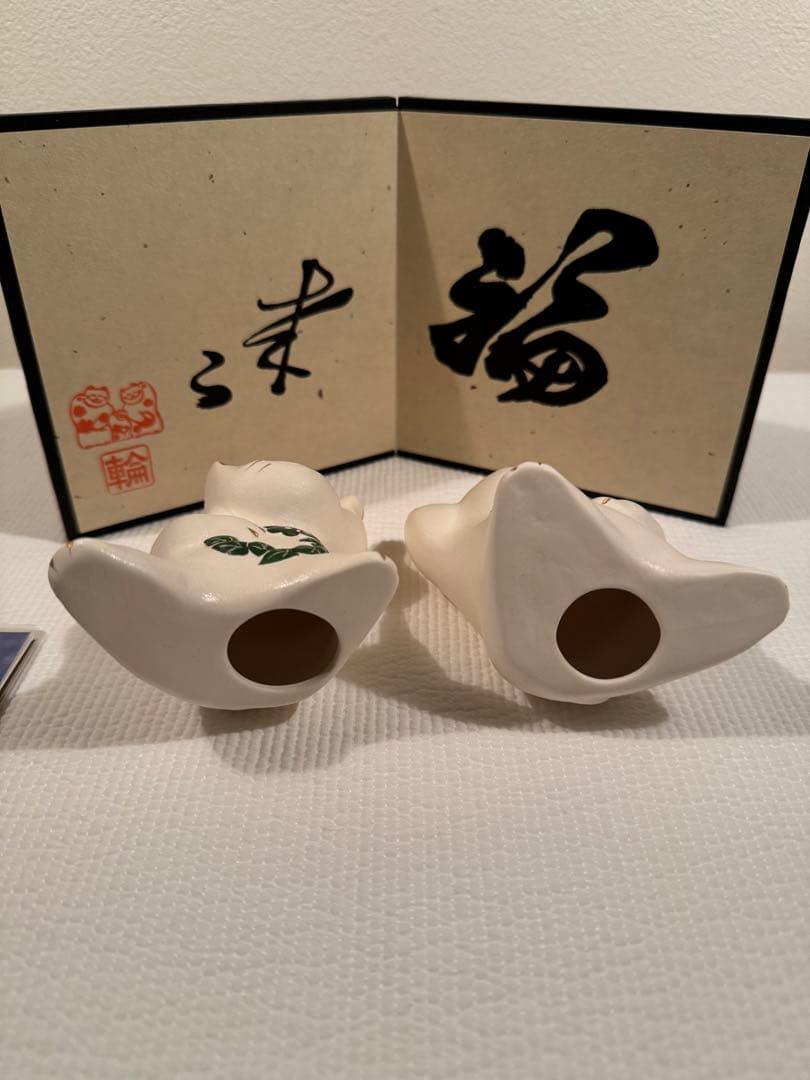 輪葉葉　招き猫　　踊る招き猫　ポストカード９枚