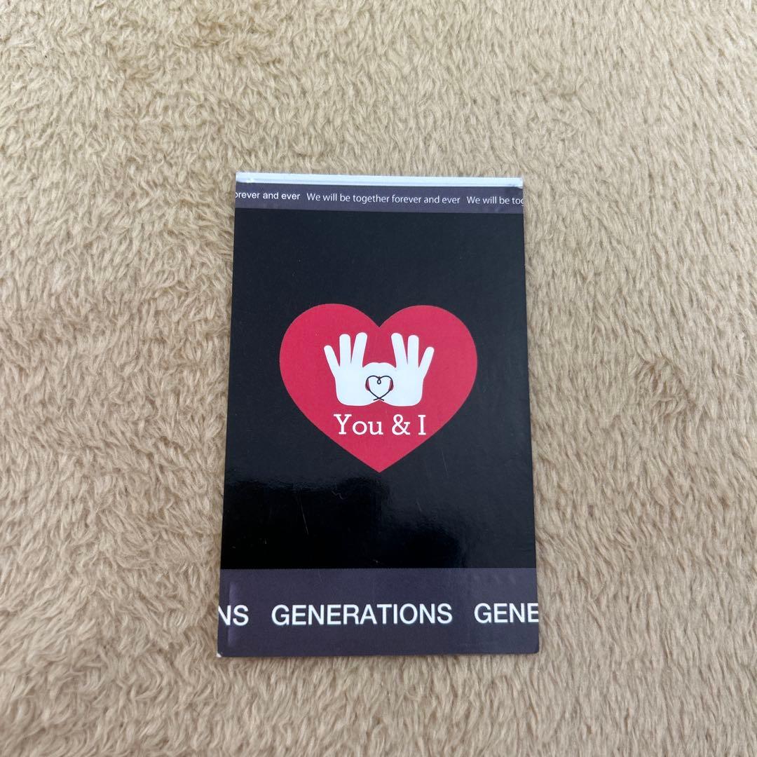 白濱亜嵐 サイン入りチェキ GENERATIONS You & I フォトカード - メルカリ