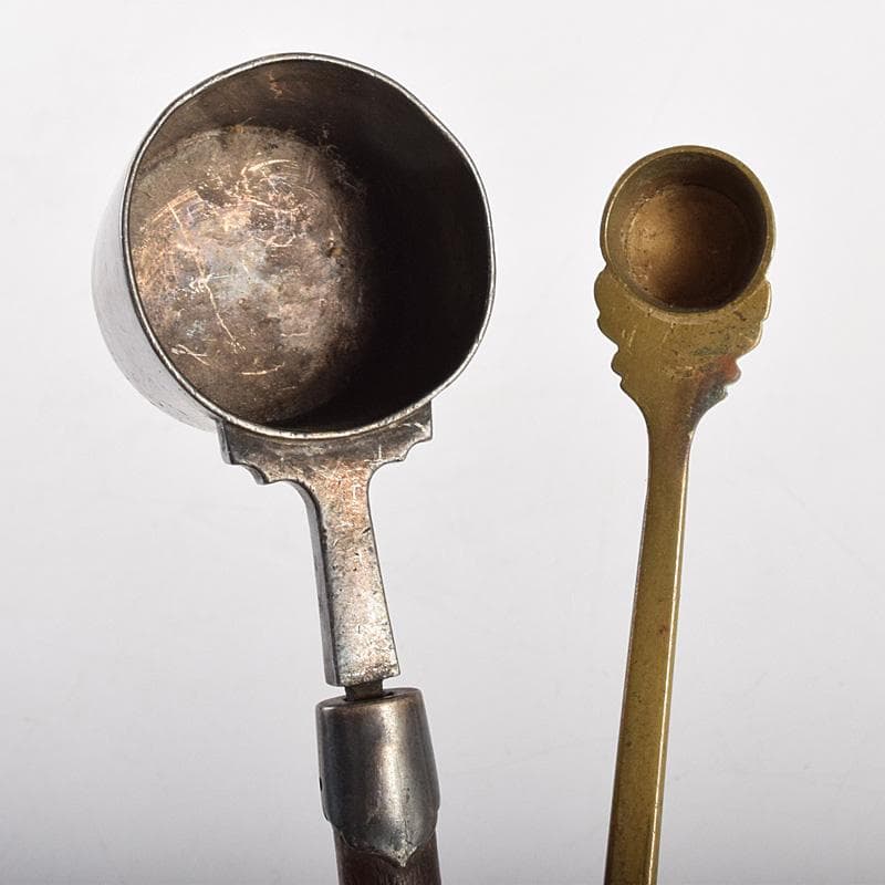 こうちゃん様専用 朝鮮美術 李朝 古銅 薬匙 銅匙 柄杓 5点 V R7507