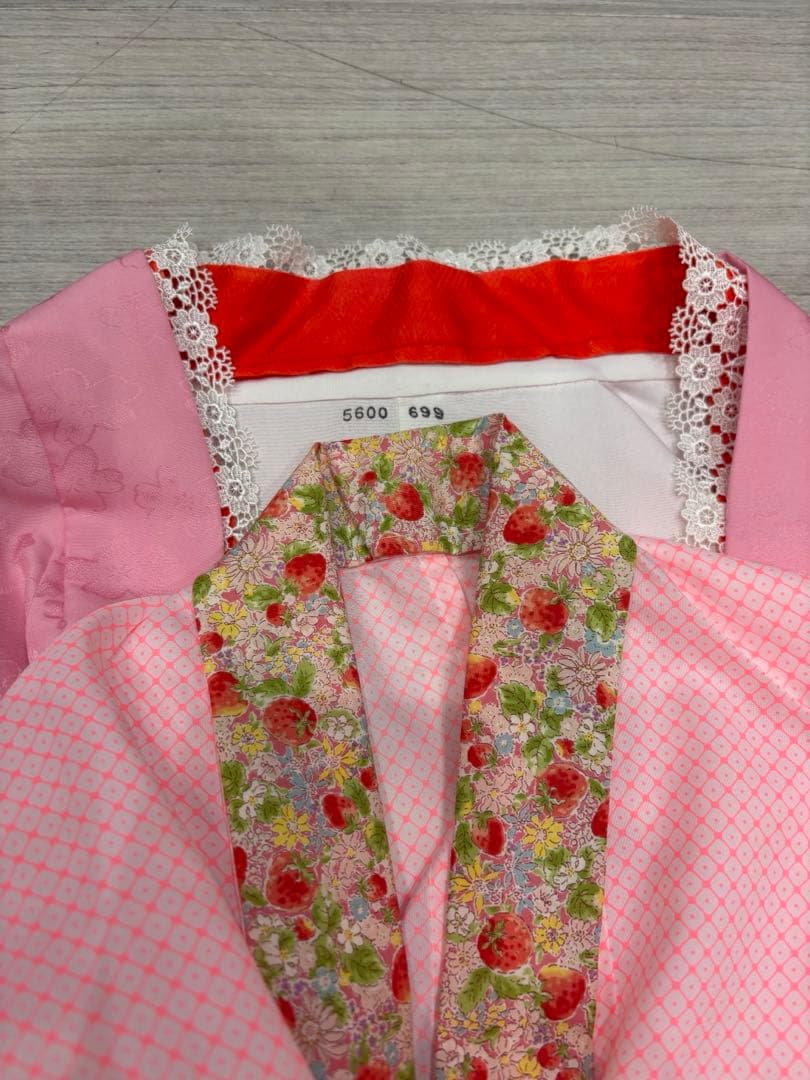 七五三フルセット　7歳　着物　四つ身　作り帯