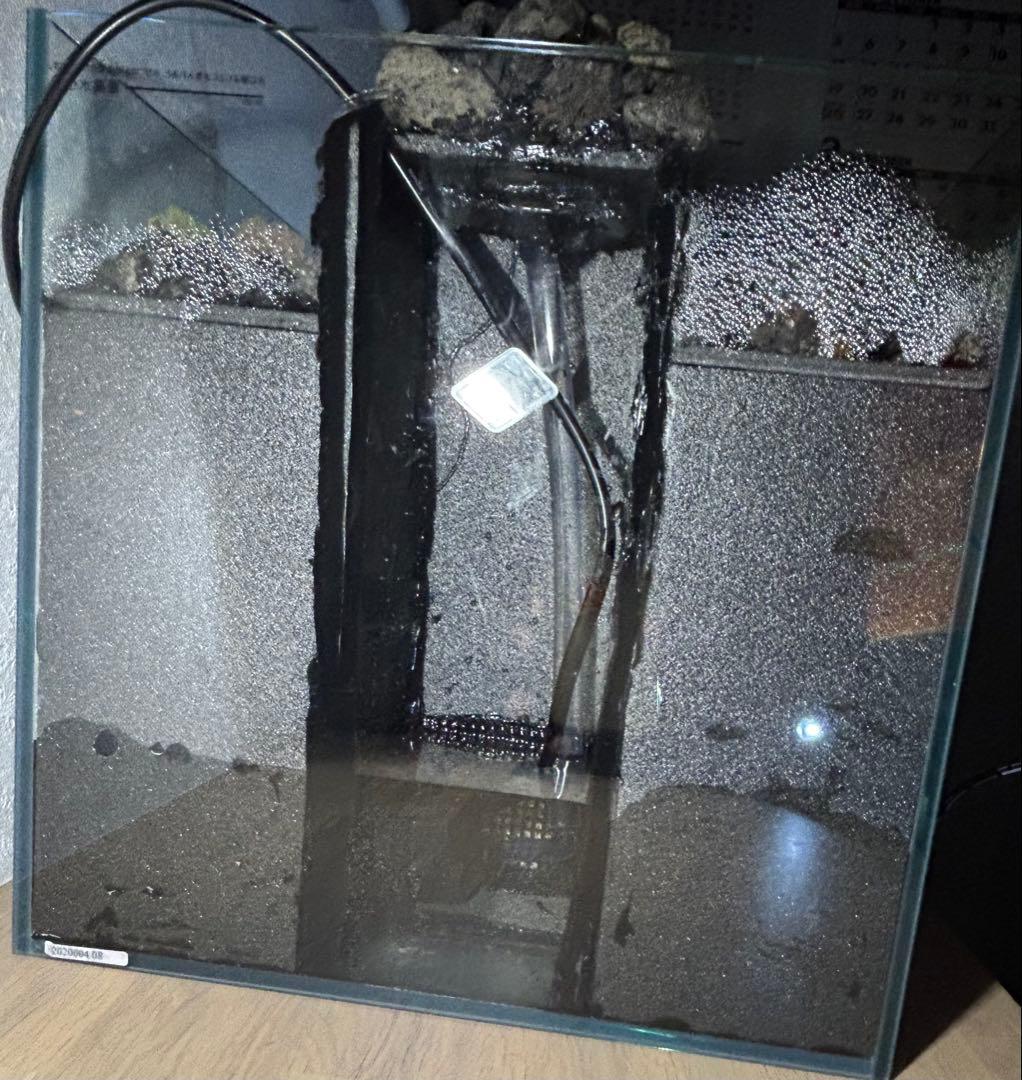 受注作品　アクアテラリウム　滝　池　苔テラリウム　30cm水槽