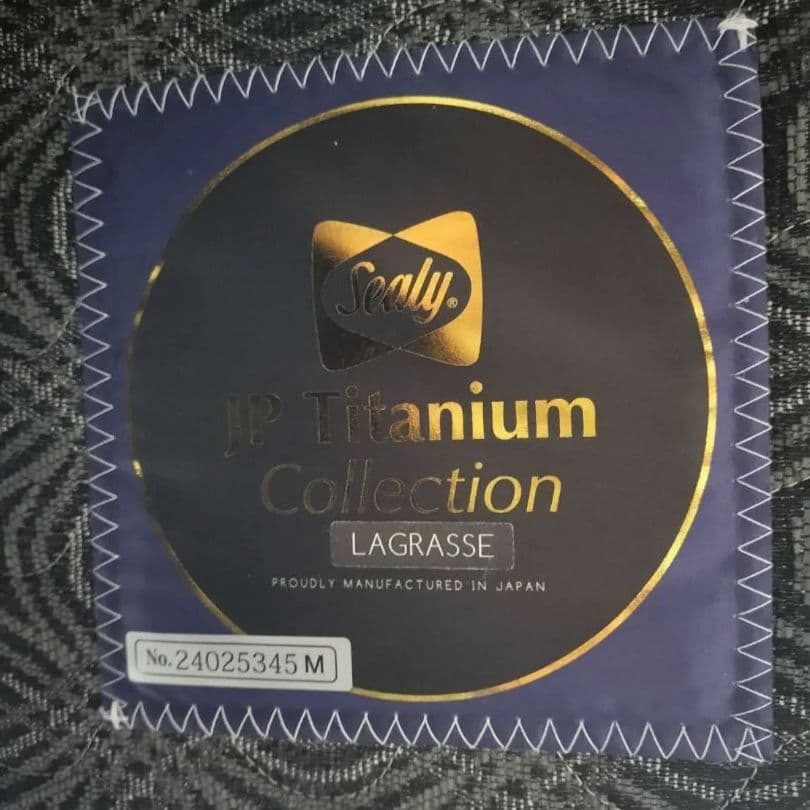 保証書　sealy ダブルマットレス　シーリー　チタンコレクション　ラグラスⅢ