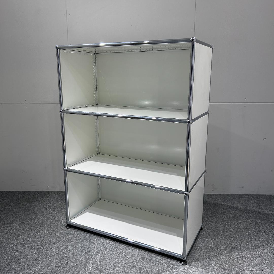 【美品】USMハラー　キャビネット 1列3段