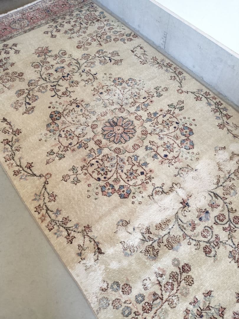 超大判/ベージュベースにパステルブルーやミントグリーン　No.743