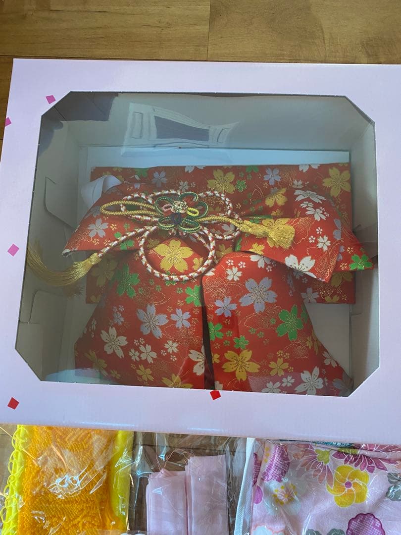 七五三　着物　7歳　女の子　四つ身着物　フルセット