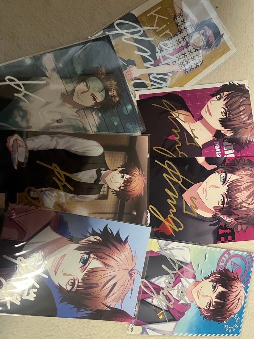 dynamic chord King サイン入りブロマイド 香椎玲音 DYNAMIC CHORD vocalCD series 2nd [rêve parfait] メンバースペシャル