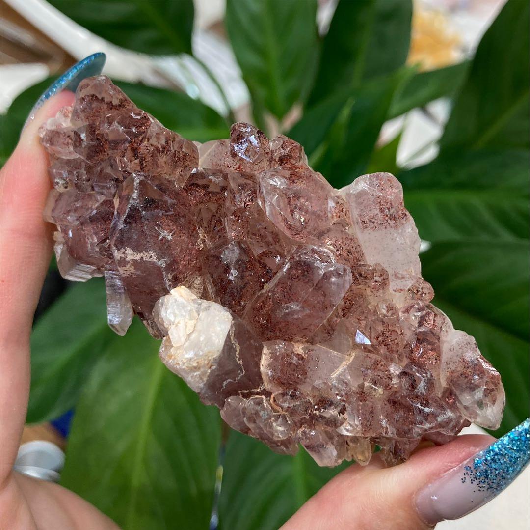 レピドクロサイト 原石 クラスター