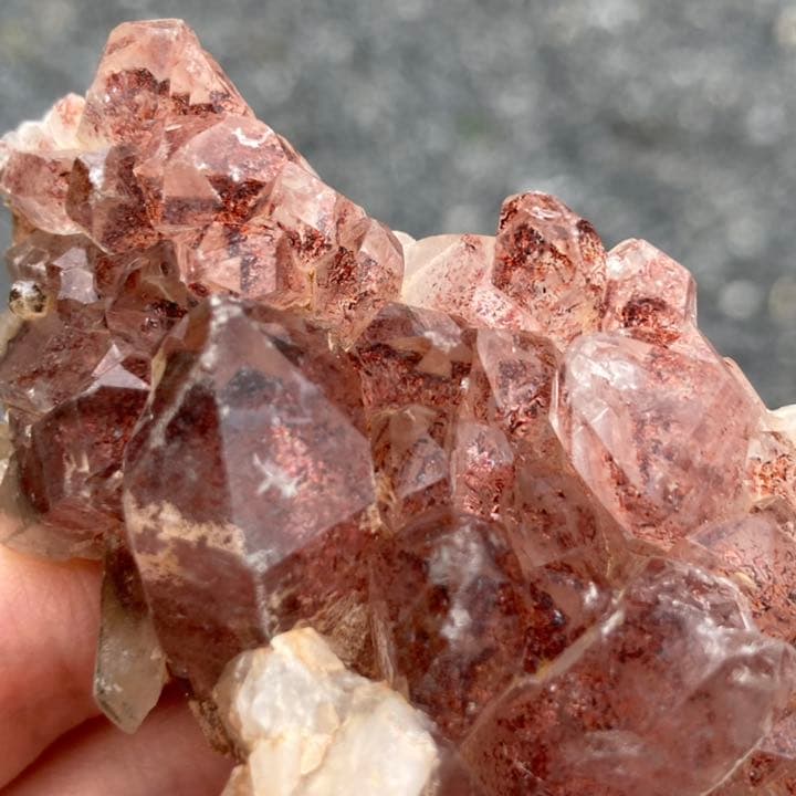 レピドクロサイト 原石 クラスター