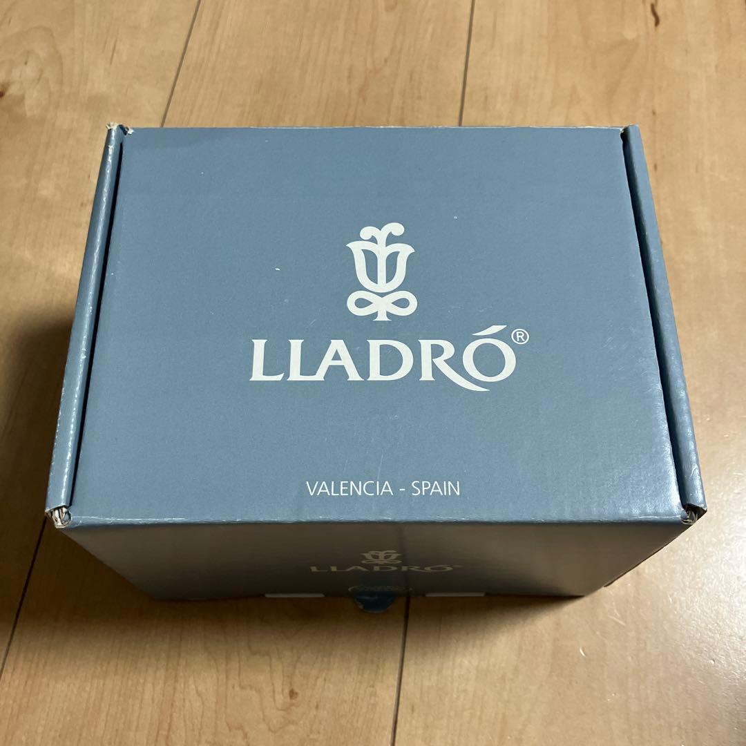 陶器製 子供と鳥の置物 LLADRO