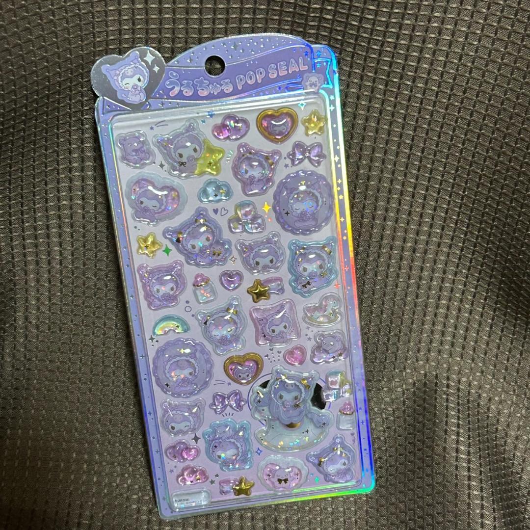 うるちゅるポップシール❤︎クロミ ベビー ボンボンドロップシール