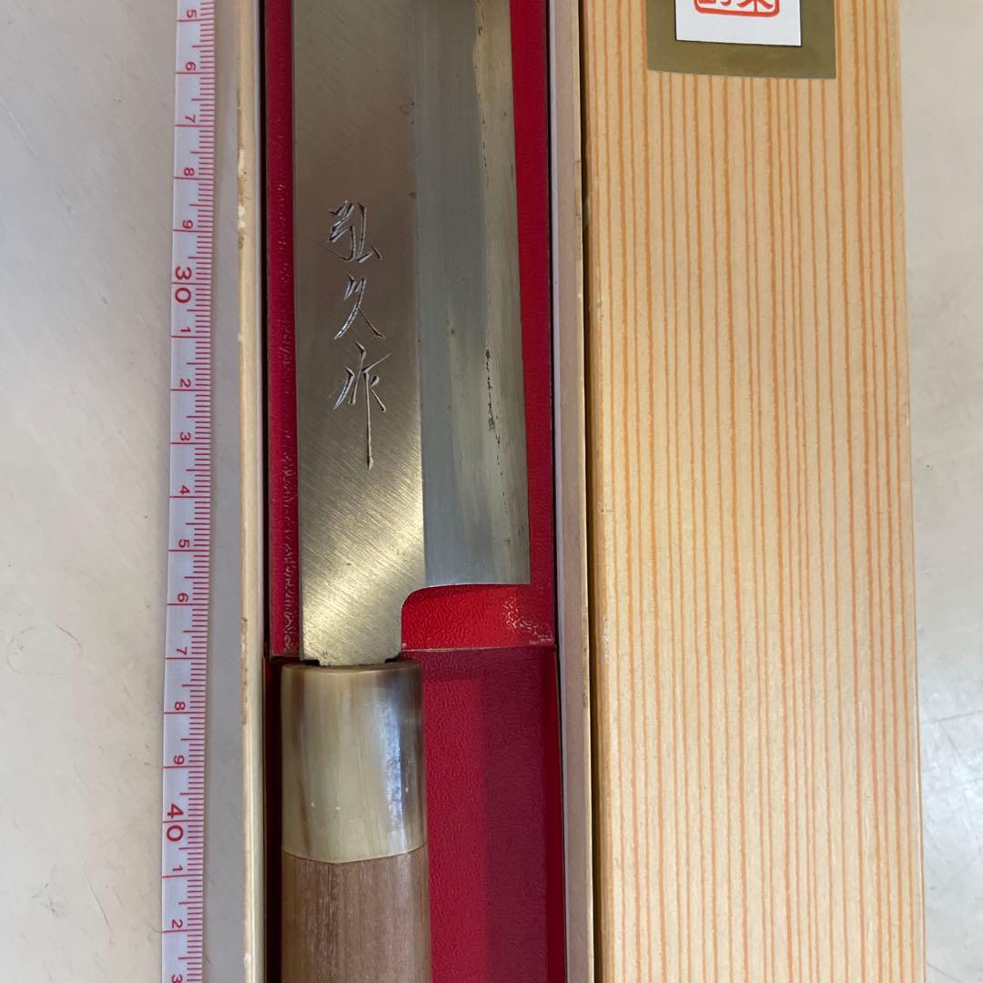 柳刃包丁 刺身包丁 360mm 安来鋼 青紙1号 一尺2寸 最後の1本 - メルカリ